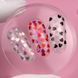 NAILSOFTHEDAY Kupidon top 04 &mdash; нежное финишное покрытие для ногтей с голографическими сердечками, без липкого слоя, 10 мл 01282 фото 4