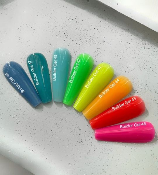 NAILSOFTHEDAY Builder gel 41 &mdash; насичено-лимонний гель для нарощування нігтів, 15 мл 01630 фото