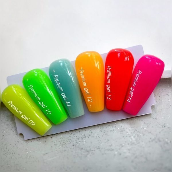 NAILSOFTHEDAY Premium gel 09 &mdash; насичено-лимонний будівельний гель, 15 мл 00450 фото