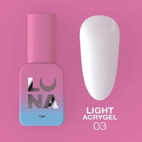 Рідкий Гель LUNAmoon Light Acrygel №3, 50 мл 01744 фото