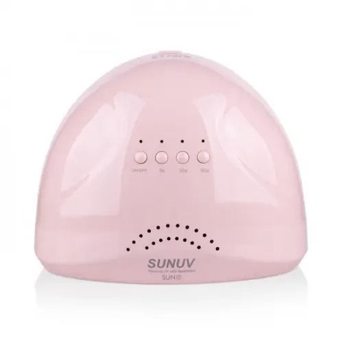 Лампа для маникюра SUNUV SUN 1 48вт, c кварцевыми диодами 2 поколения, розовая (оригинал) 00484 фото
