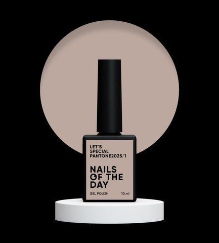 NAILSOFTHEDAY Let&rsquo;s special Pantone2025/1 &mdash; теплый бежево-коричневый гель&ndash;лак для ногтей, перекрывающий в один слой, 10 мл 01303 фото
