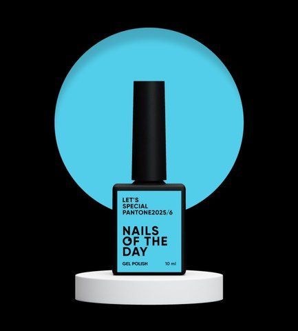 NAILSOFTHEDAY Let's special Pantone2025/6 &mdash; яркий голубой гель-лак для ногтей, перекрывающий в один слой, 10 мл 01308 фото