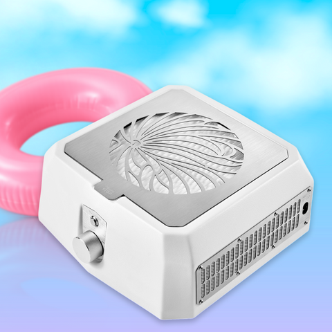Настільна витяжка для манікюру з HEPA фільтром Microstop Base Pro White 02289 фото