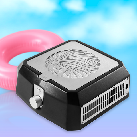 Настільна витяжка для манікюру з HEPA фільтром Microstop Base Pro Black 02290 фото