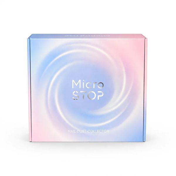 Настільна витяжка для манікюру з HEPA фільтром Microstop Base Pro Black 02290 фото