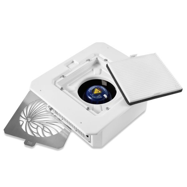 Настільна витяжка для манікюру з HEPA фільтром Microstop Prof (Вбудована) White 02291 фото
