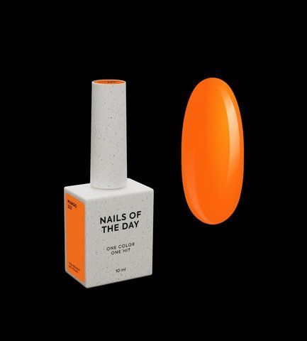 NAILSOFTHEDAY Gel polish Mango-223 &mdash; неоново-оранжевый гель лак, перекрывающийся в один слой, 10 мл 01655 фото