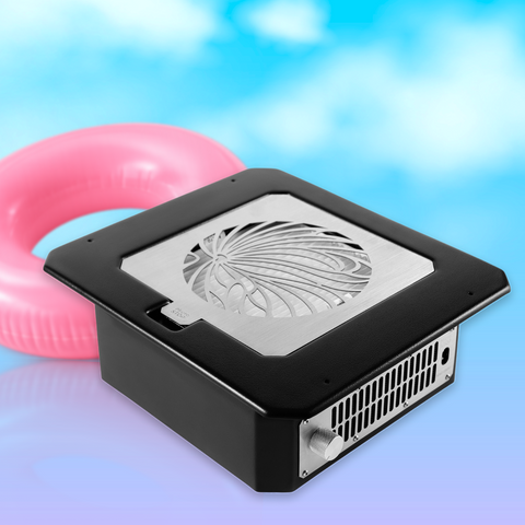 Настільна витяжка для манікюру з HEPA фільтром Microstop Prof (Вбудована) Black 02292 фото
