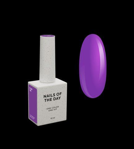 NAILSOFTHEDAY Gel polish Plum-198 &ndash; сливово-фиолетовый гель лак, перекрывающийся в один слой, 10 мл 01656 фото
