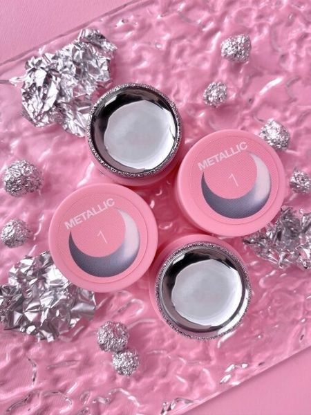 Гель-фарба для нігтів LUNAmoon Metallic Gel №1 5ml 00621 фото