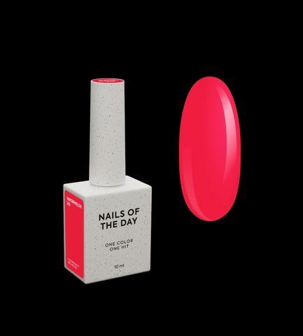 NAILSOFTHEDAY Gel polish Watermelon-215 &mdash; насыщенный кораллово-красный, перекрывающийся в один слой, 10 мл 01657 фото