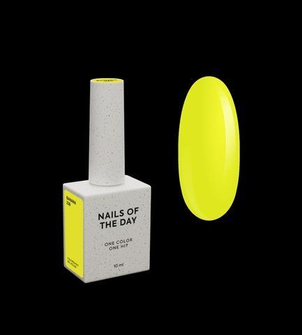 NAILSOFTHEDAY Gel polish Вanana-228 &ndash; неоново-желтый гель лак, перекрывающийся в один слой, 10 мл 01658 фото