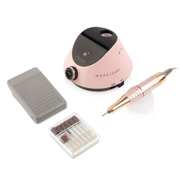 Фрезер для манікюру Bucos Nail Drill X2 PRO, 65 Вт, 35 000 об/хв BLUSH PINK 01314 фото