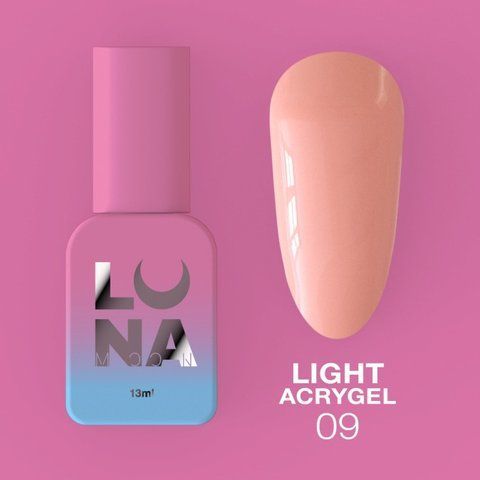 Рідкий Гель LUNAmoon Light Acrygel №9, 50 мл 01758 фото