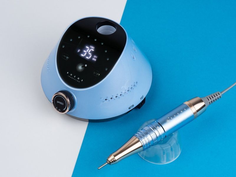 Фрезер для маникюра Bucos Nail Drill X2 PRO, 65 Вт, 35 000 об/мин BLUE OCEAN 01315 фото
