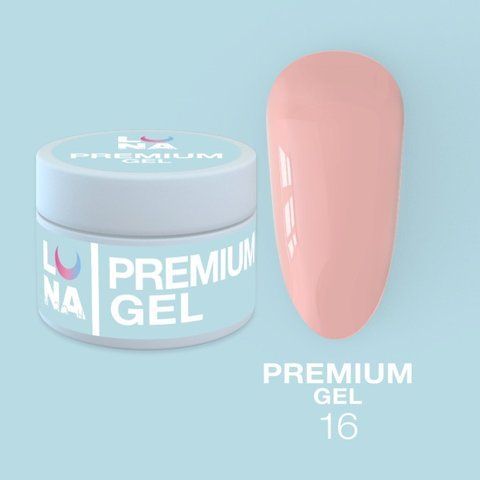 Гель для нарощування LUNAmoon Premium Gel №16 00676 фото