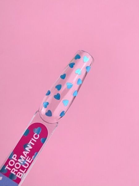 Топ для гель-лаку LUNAmoon Top Romantic Blue 13ml 01027 фото