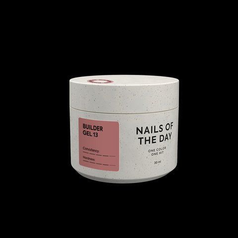 NAILSOFTHEDAY Builder Gel 13 &mdash; темно-карамельний гель для нарощування нігтів, 30 г 01616 фото